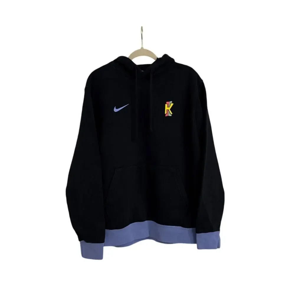 Nike x Spongebob Kyrie Hoodie Black Pineapple House Sweatshirt Size Men's Large